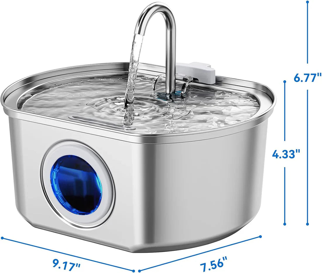 Evina™ Stainless Steel Water Fountain