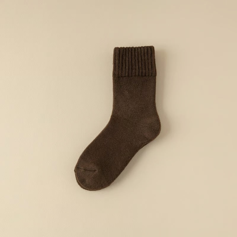 Women's Solid Mid-calf Socks