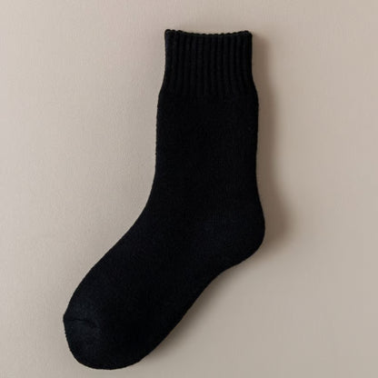 Women's Solid Mid-calf Socks