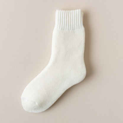 Women's Solid Mid-calf Socks