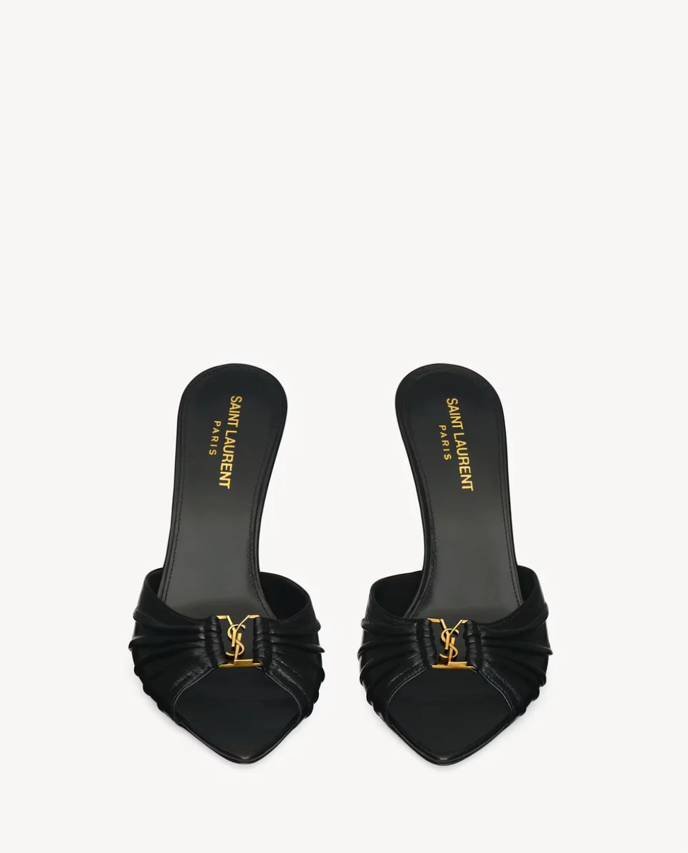 Mules in Smooth Leather