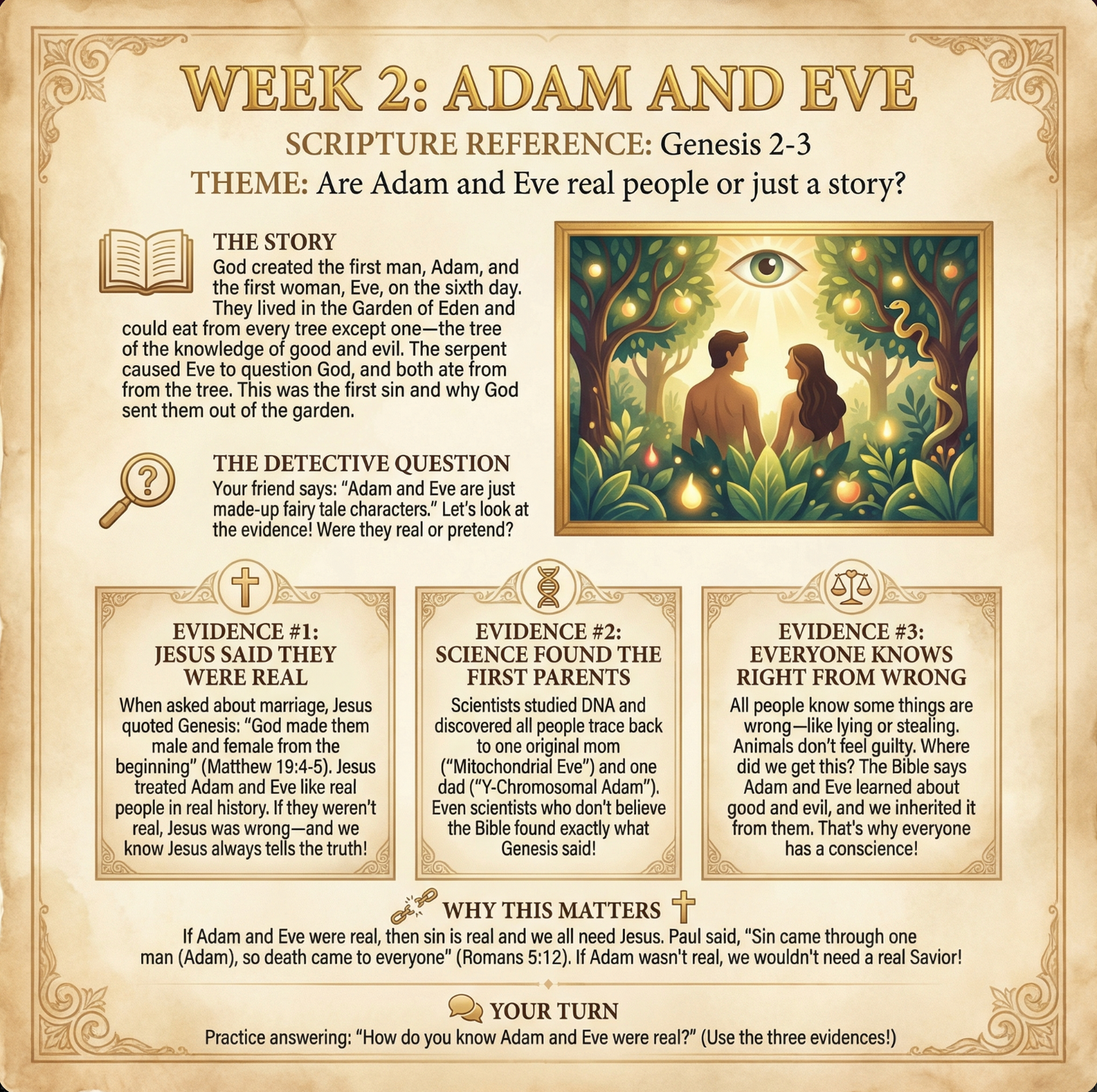 Evina Systematic Theology: 52 Week Workbook for Kids