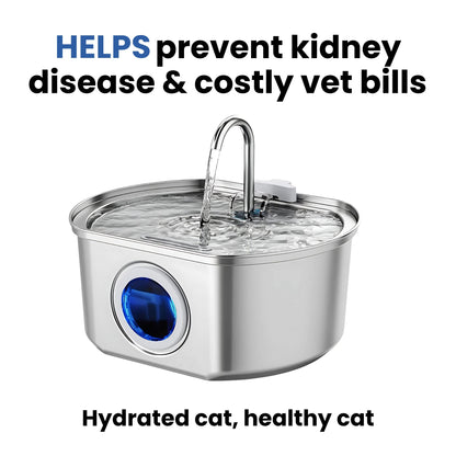 Evina™  Stainless Steel Water Fountain