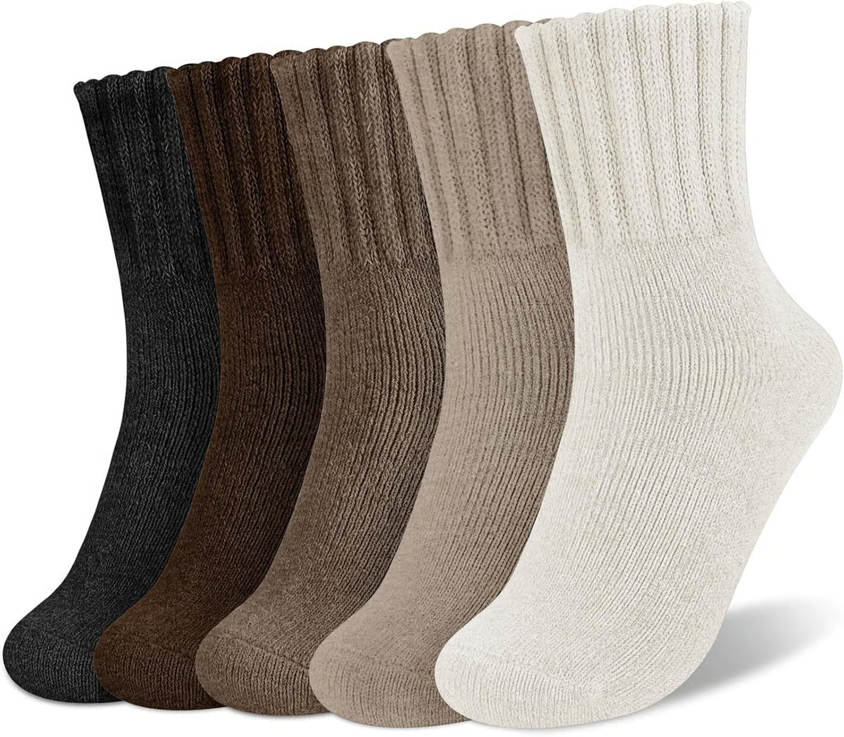 Women's Solid Mid-calf Socks